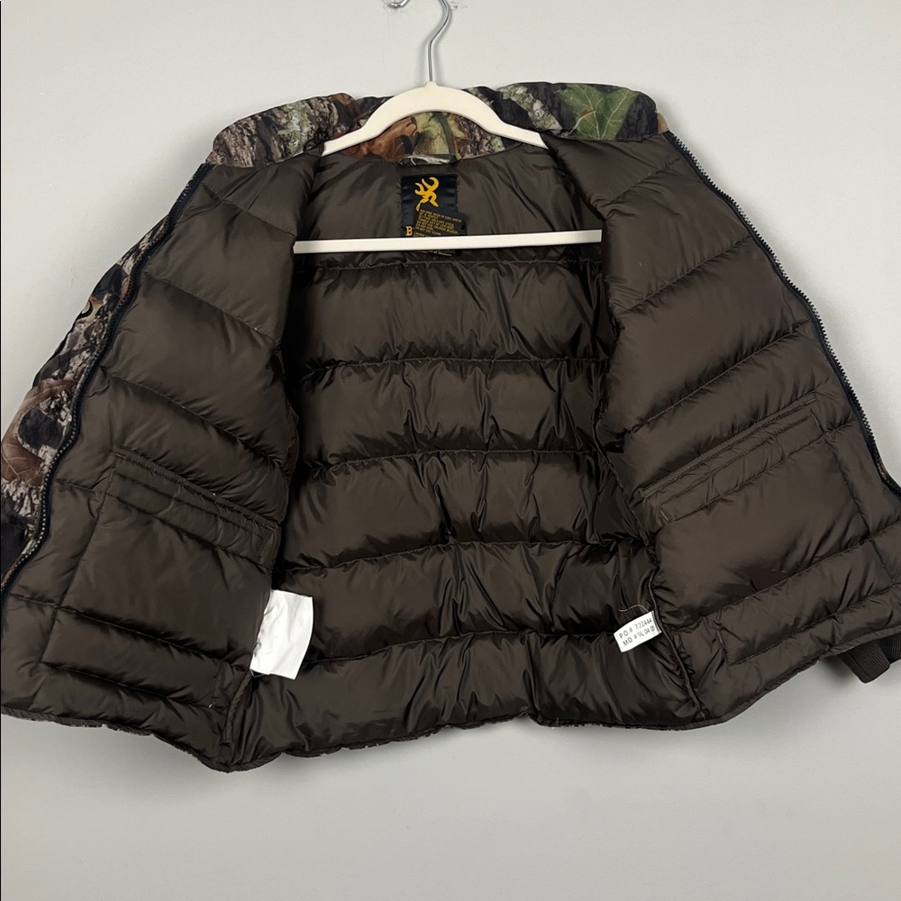 Browning Kids Down Camouflage Jacket SZ M‎ - Picture 9 of 9
